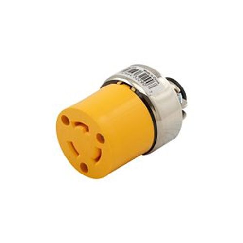 Main product image of Safety Grip Locking Connector, Stand-Alone Box, #14-8 Awg, 20A, 250V, BackWiring, 2-Pole 3-Wire, 2354-BOX