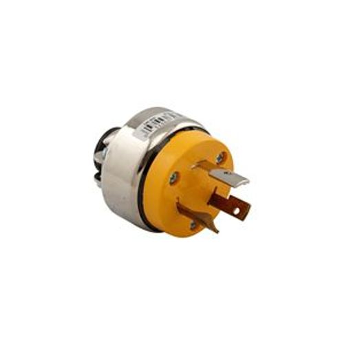 Main product image of Safety Grip Locking Plug, Stand-Alone Box, #14-8 Awg, 20A, 125/250V, L10-20, 3-Pole, 3-Wire, 2365-BOX