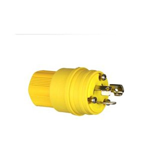 Main product image of Arrow Hart Watertight Locking Plug, #18-10 Awg 15A 125V, L5-15, 2-Pole 3-Wire, 24W47