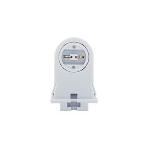 Main product image of Lampholder, Non-Shunted, T8/T12, Stationary, Recessed, White, Fluorescent Lamp, Thermoset, 600V, 2500W-BOX