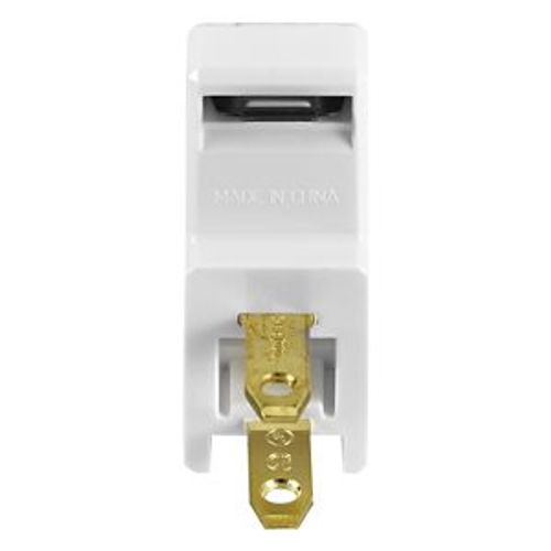 Main product image of Straight Blade Plug, #18-10 Awg 15A 125V, 1-15P, 2-Pole, 2-Wire, 18-2 Through 16-2, Bulk, 2600W-BU