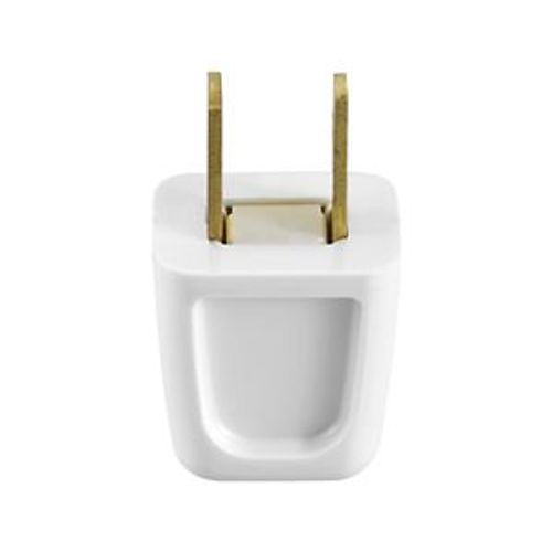 Main product image of Straight Blade Plug, #18-10 Awg 10A 125V, 1-15P, 2-Pole, 2-Wire, 18-2 Spt-1 Cord, Bulk, 2601-6W-BU