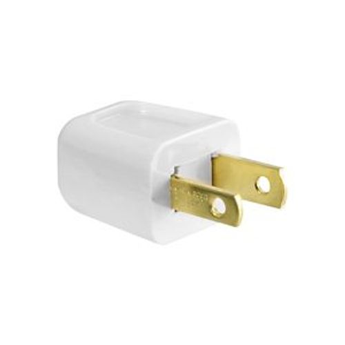 Main product image of Straight Blade Plug, #18-10 Awg 10A 125V, 1-15P, 2-Pole, 2-Wire, 18-2 Spt-1 Cord, Bulk, 2601-6W-BU