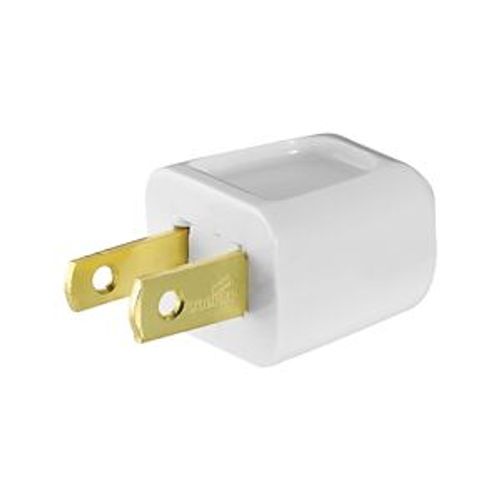 Main product image of Straight Blade Plug, #18-10 Awg 10A 125V, 1-15P, 2-Pole, 2-Wire, 18-2 Spt-1 Cord, Bulk, 2601-6W-BU