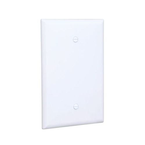 Main product image of Blank Wallplate, White, Blank Cutout, Thermoset, Single- Gang, Oversize, Ed Box, 2729W-BOX