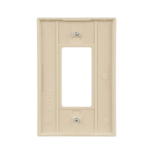 Main product image of Decorator / Gfci Wallplate, Ivory, Decorator Cutout, Thermoset, Single- Gang, Oversize, Ed Box, 2751V-BOX