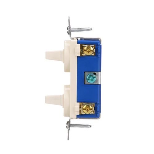Main product image of Commercial Combo Switch, Stand, #14-#12 Awg 15A, 120/277V, Light Almond, Duplex, 275LA-BOX