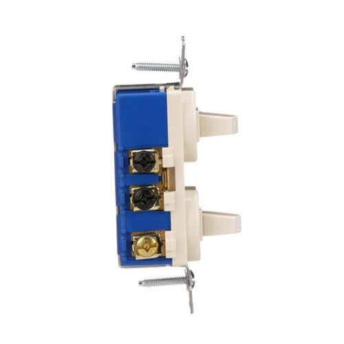 Main product image of Commercial Combo Switch, Stand, #14-#12 Awg 15A, 120/277V, Light Almond, Duplex, 275LA-BOX