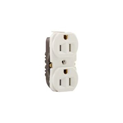 Main product image of Residential Duplex Receptacle, #14 Awg 15A 125V, 2-Pole 3-Wire, Duplex, 8 Quick Wire Ports, 298-4BK-BU