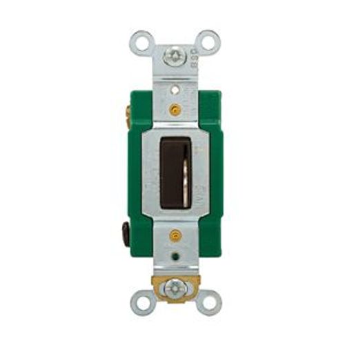 Main product image of Locking Switch, #14-10 Awg, 30A, 120/277V, Back & Side Wiring, Key Actuator, Brown, 1-Pole, 3031L