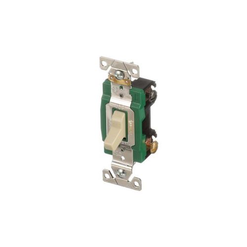 Main product image of Arrow Hart Toggle Switch, #14-10 Awg 30A, 120/277V, Ivory, Load Type: Motor Control, Fan, 2-Pole, 3032V