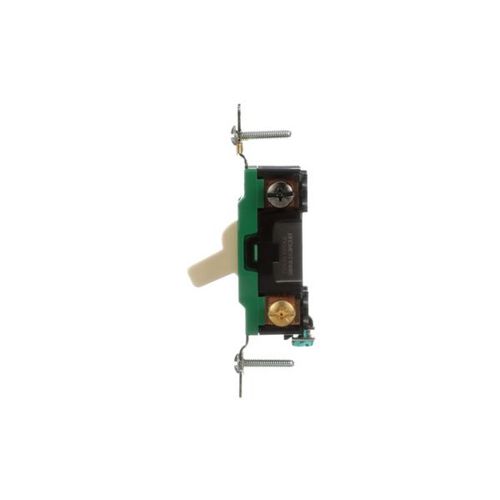 Main product image of Arrow Hart Toggle Switch, #14-10 Awg 30A, 120/277V, Ivory, Load Type: Motor Control, Fan, 2-Pole, 3032V