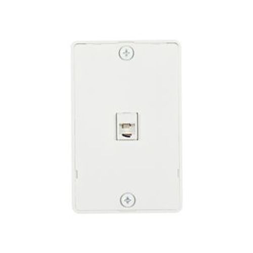 Main product image of Wallplate w/ Connector, Residential Telephone, Surface, Box, Data/Voice Modular Jack, 3521-4W