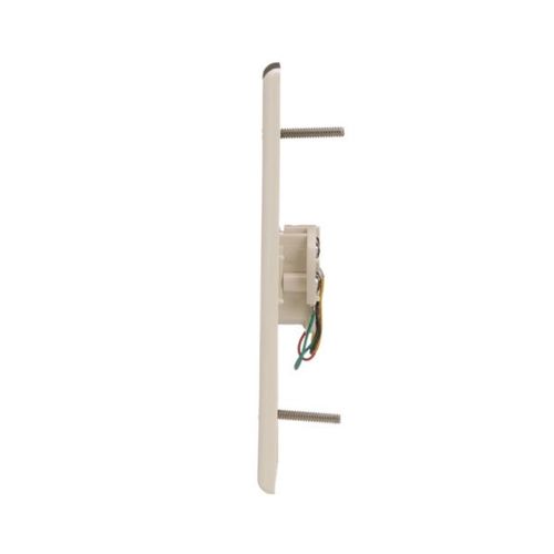 Main product image of Telephone Jack Wallplate, Light Almond, Surface, 625B4, 4-Conductor Jack, Rj11, Rj14, Jack, 3533-4LA