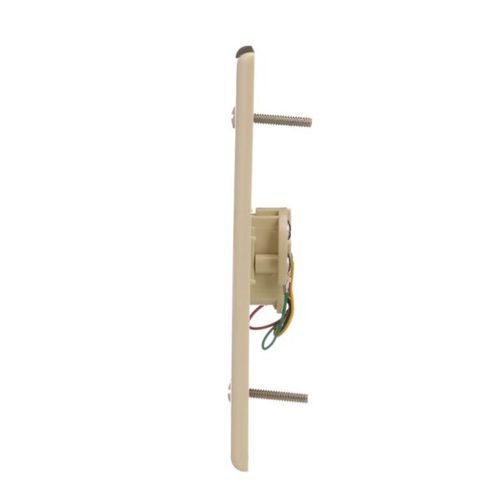 Main product image of Telephone Jack Wallplate, Ivory, Surface, 625B4, 4-Conductor Jack, Rj11, Rj14, 3533-4V