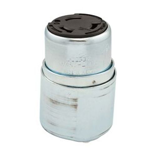 Main product image of Locking Connector, #10-6Awg, 50A, Industrial, 600 Vac, 250Vdc, Back Wiring, Steel,Armored, 3764