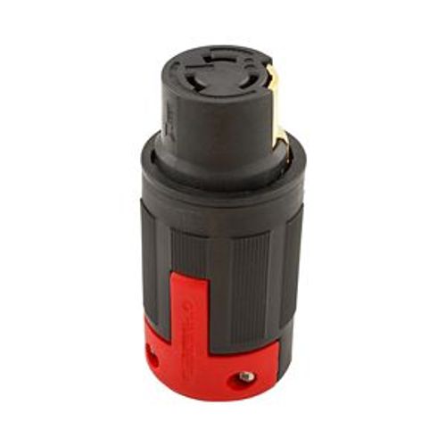 Main product image of Locking Connector, #10-6Awg 50A, 600 Vac, 250Vdc, Black, Red, Pro Grip, 3-Pole, 4-Wire, 3764EX