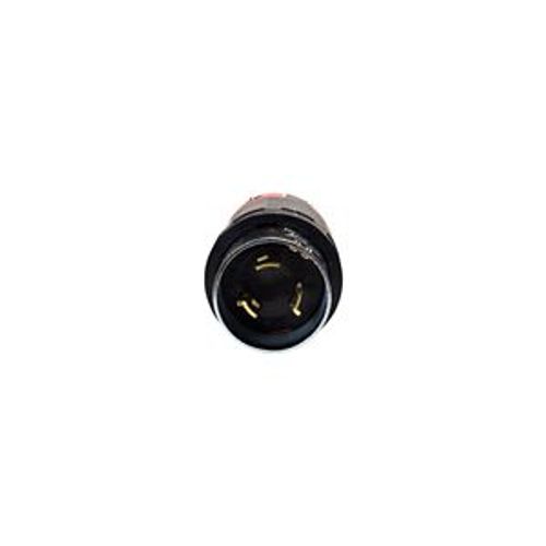 Main product image of Locking Plug, #10-6Awg, 50A, 600 Vac, 250Vdc, Black, Red, Pro Grip, 3-Pole, 4-Wire, Grounding, 3765EX