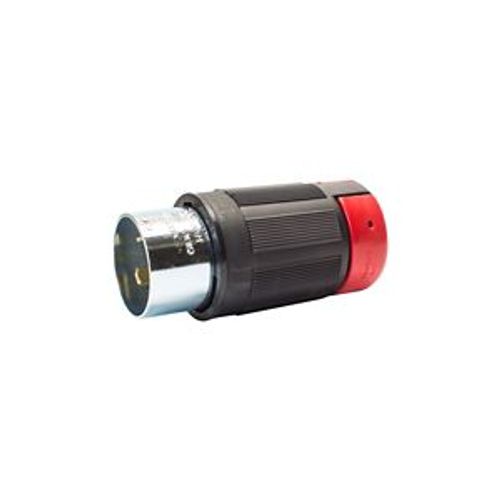 Main product image of Locking Plug, #10-6Awg, 50A, 600 Vac, 250Vdc, Black, Red, Pro Grip, 3-Pole, 4-Wire, Grounding, 3765EX