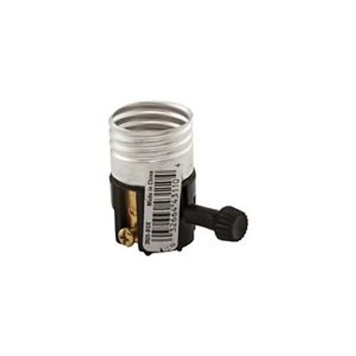 Main product image of Lampholder, Turn Knob, Medium Base, Phenolic, 3-Way, 2-Circuit, 250V, 250W, Side Wiring 431104, 3925-BOX