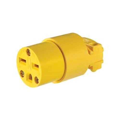 Main product image of Arrow Hart Straight Blade Connector, #18-12 Awg 15A, 250V, 6-15R, 2-Pole 3-Wire, Screw, 4227-BOX
