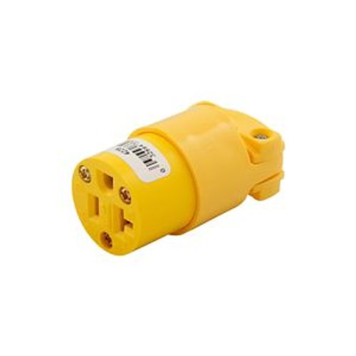Main product image of Arrow Hart Straight Blade Connector, #18-12 Awg 20A, 125V, 5-20R, 2-Pole 3-Wire, Screw, 4228-BOX