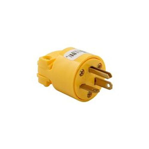 Main product image of Arrow Hart Straight Blade Plug, #18-12 Awg 20A 125V, 5-20P, 2-Pole 3-Wire, 0.25-0.66"" Dia., 4409-BOX