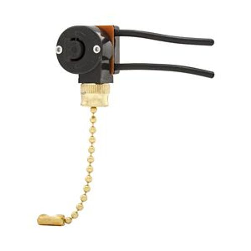 Main product image of Commercial Switch, Switch, 1A, 3A, 125/250V, Pull Chain, Brass, Canopy, Polycarbonate, 458BD-BOX