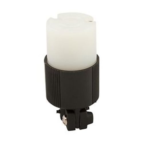 Main product image of Safety Grip Locking Plug, #16-12 Awg, 15A, Commercial, 125V, Back Wiring, Black, White, 4720