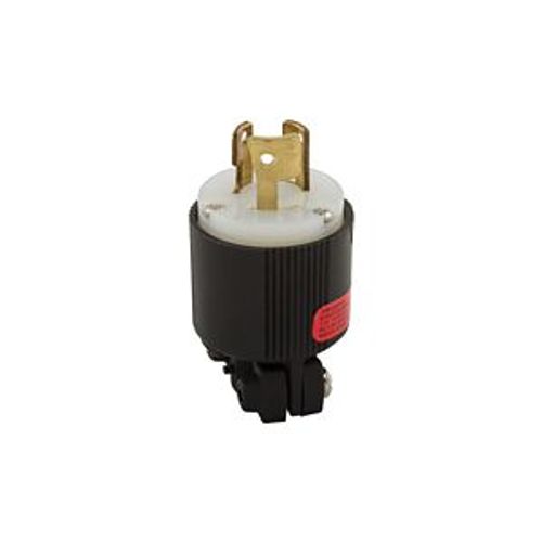 Main product image of Safety Grip Locking Plug, #14-10 Awg, 10A, 15A, Industrial, 125/250V, Back Wiring, Black, White, 4767