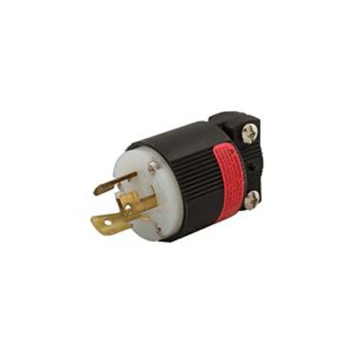 Main product image of Safety Grip Locking Plug, #14-10 Awg, 10A, 15A, Industrial, 125/250V, Back Wiring, Black, White, 4767