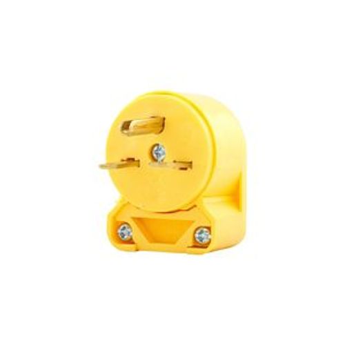 Main product image of Arrow Hart Straight Blade Angled Plug, #18/3 Sv-#12/3 Sf, 15A, 250V, Vinyl, 6-15P, 2-Pole 2-Wire, 4866AN-BOX