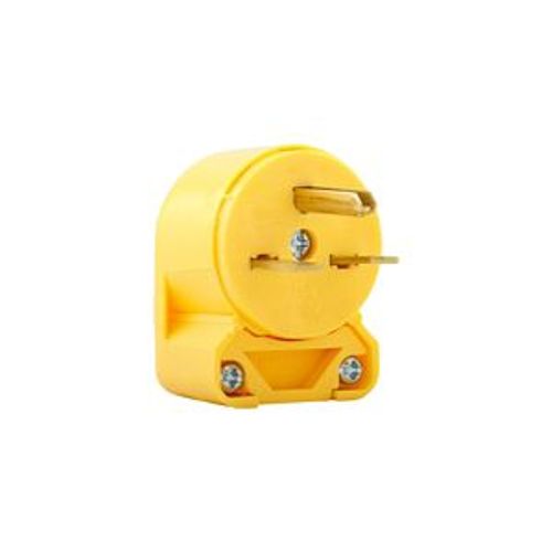 Main product image of Arrow Hart Straight Blade Angled Plug, #18/3 Sv-#12/3 Sf, 15A, 250V, Vinyl, 6-15P, 2-Pole 2-Wire, 4866AN-BOX