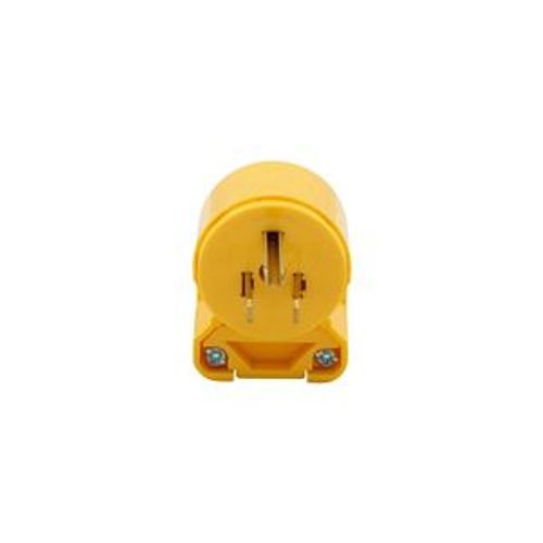 Main product image of Arrow Hart Straight Blade Angled Plug, #18-12 Awg 15A 125V, 5-15P, 2-Pole 3-Wire, 0.25-0.66", 4867AN-SP