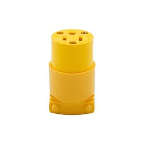 Main product image of Arrow Hart Straight Blade Connector, #18-12 Awg 15A, 125V, Black, Vinyl, 2-Pole 3-Wire, 4887BK-BOX