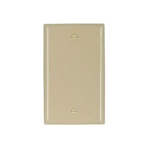 Main product image of Blank Wallplate, Ivory, Blank Cutout, Nylon, Single- Gang, Standard, Ed Box, 5129V-BOX