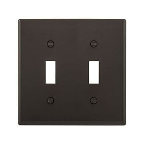 Main product image of Toggle Wallplate, 2G Toggle Plate, 5139BK-SP-L