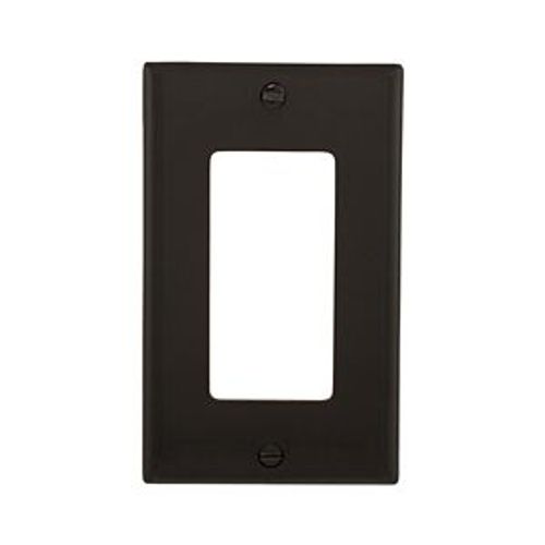 Main product image of Decorator / Gfci Wallplate, Black, Decorator Cutout, Nylon, Single- Gang, Standard, 5151BK
