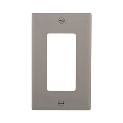 Main product image of Decorator / Gfci Wallplate, Gray, Decorator Cutout, Nylon, Single- Gang, Standard, Ed Box, 5151GY-BOX