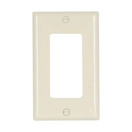Main product image of Decorator / Gfci Wallplate, Lt. Almond, Decorator Cutout, Nylon, Single- Gang, Standard, 5151LA