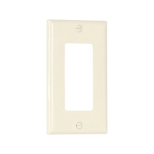 Main product image of Decorator / Gfci Wallplate, Lt. Almond, Decorator Cutout, Nylon, Single- Gang, Standard, 5151LA