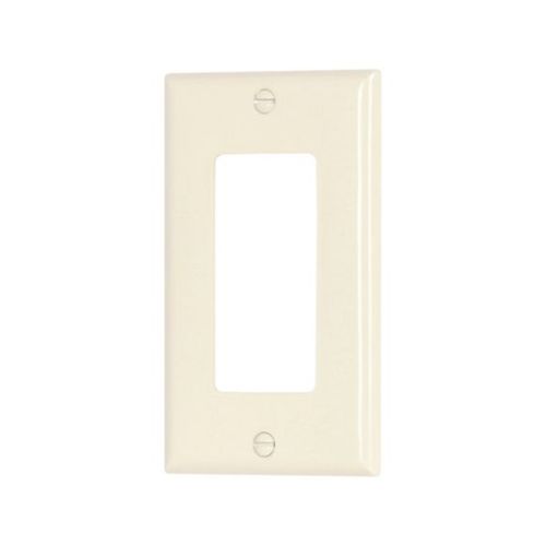 Main product image of Decorator / Gfci Wallplate, Lt. Almond, Decorator Cutout, Nylon, Single- Gang, Standard, 5151LA