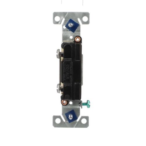 Main product image of Toggle Switch, #14-10 Awg 15A, 120V, Side Wire, Ivory, Load Type: Motor Control, Fan, 1-Pole, 5221-7V-BU