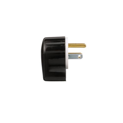 Main product image of Arrow Hart Ultra Grip Straight Blade Angled Plug, #18-12 Awg 15A 125V, 5-15P, 2-Pole 3-Wire, 5266AN