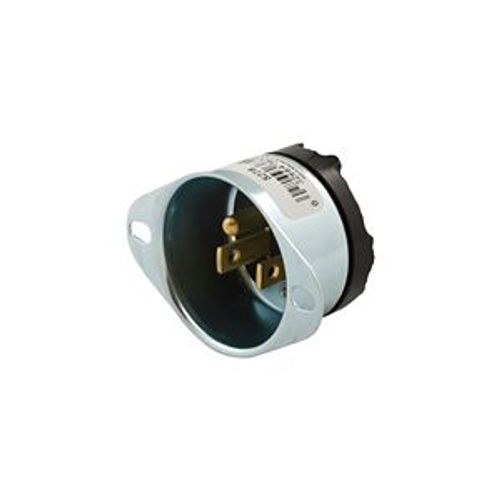 Main product image of Arrow Hart Straight Blade Flanged Inlet, #16-12 Awg 15A 125V, 5-15P, 2-Pole 3-Wire, 5278-BOX