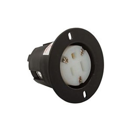 Main product image of Arrow Hart Straight Blade Flanged Outlet, #16-12 Awg 15A, 125V, 2-Pole 3-Wire, Grounding, Screw, 5279C