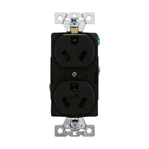 Main product image of Arrow Hart Industrial Duplex Receptacle, #14-10 Awg 15A, 277V, Brown, 7-15R, Duplex, 5302B