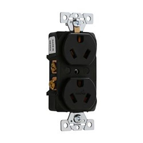 Main product image of Arrow Hart Industrial Duplex Receptacle, #14-10 Awg 15A, 277V, Brown, 7-15R, Duplex, 5302B