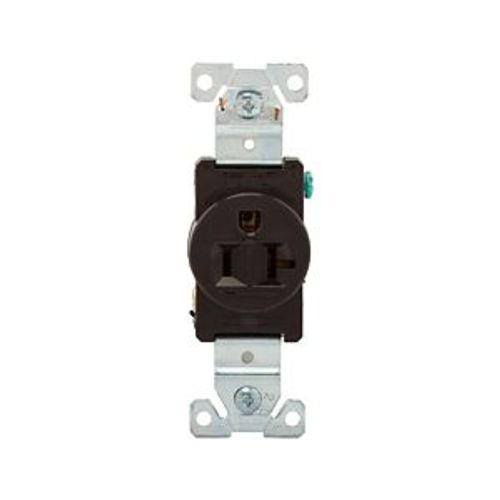 Main product image of Arrow Hart Extra Heavy-Duty Industrial Single Receptacle, #14-10 Awg 20A 125V, Brown, 5-20R, 5361B