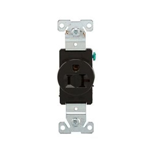 Main product image of Arrow Hart Extra Heavy-Duty Industrial Single Receptacle, #14-10 Awg 20A 125V, Black, 5-20R, 5361BK